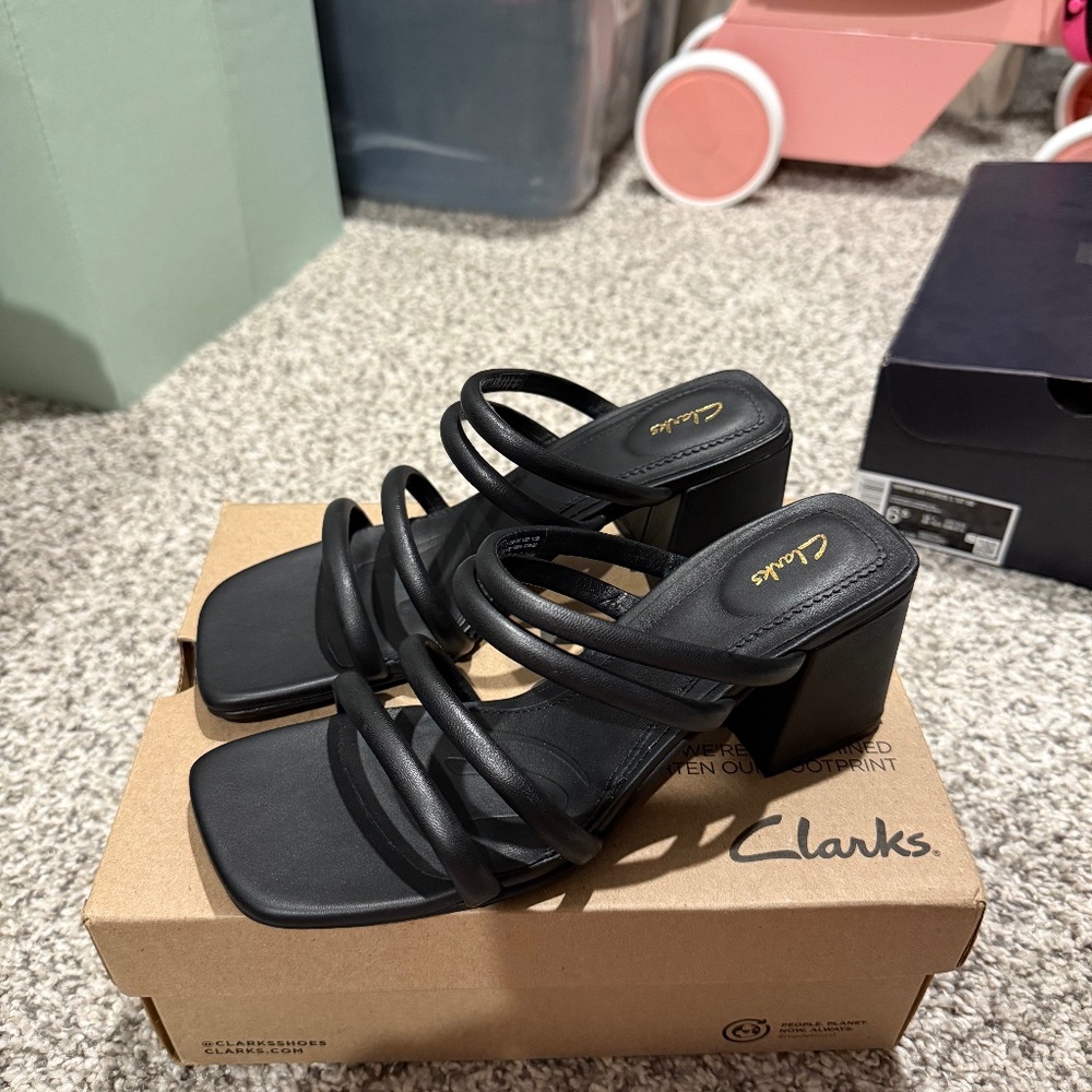 Clark leather sandals